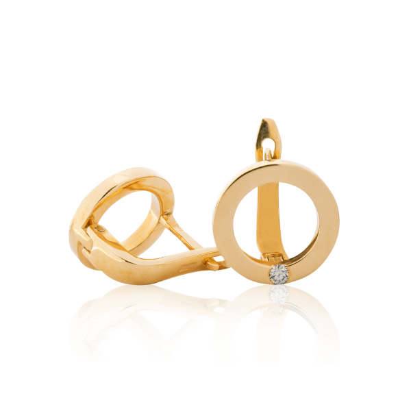 auskarai su deimantais