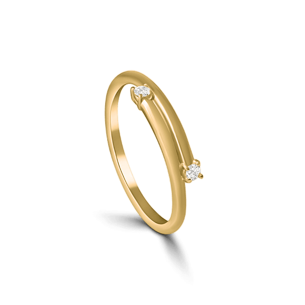 ziedas su deimantais