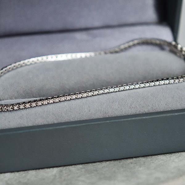 Auksinė apyrankė „Tennis” su deimantais 0.29 ct.