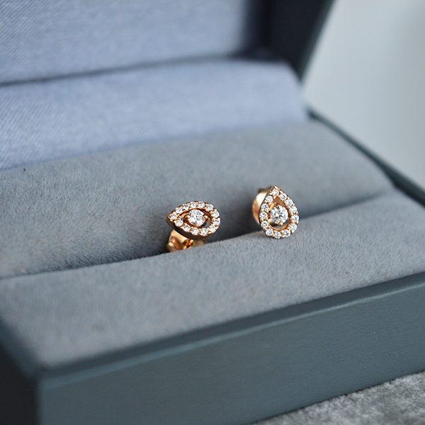 Auskarai su deimantais 0.20 ct.