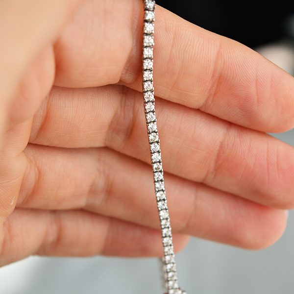 Auksinė apyrankė „Tennis” su deimantais 2.00 ct - Image 4