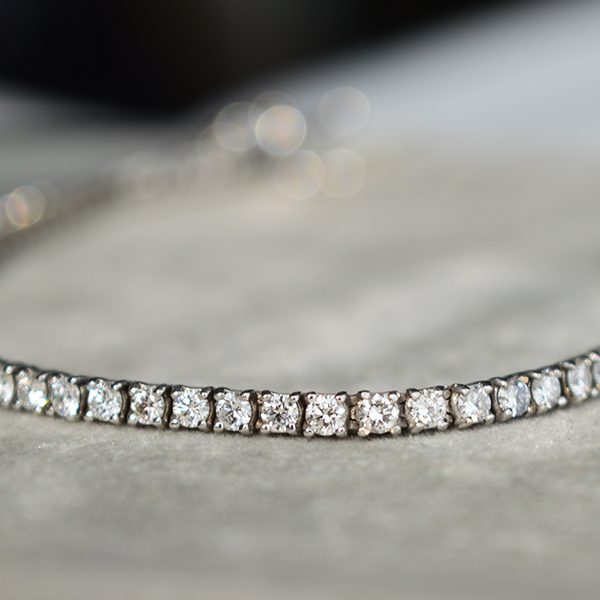 Auksinė apyrankė „Tennis” su deimantais 2.00 ct - Image 3