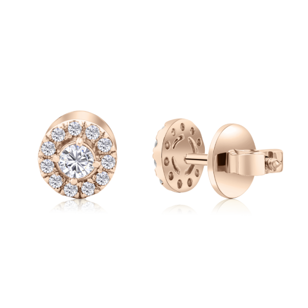 auskarai su deimantais