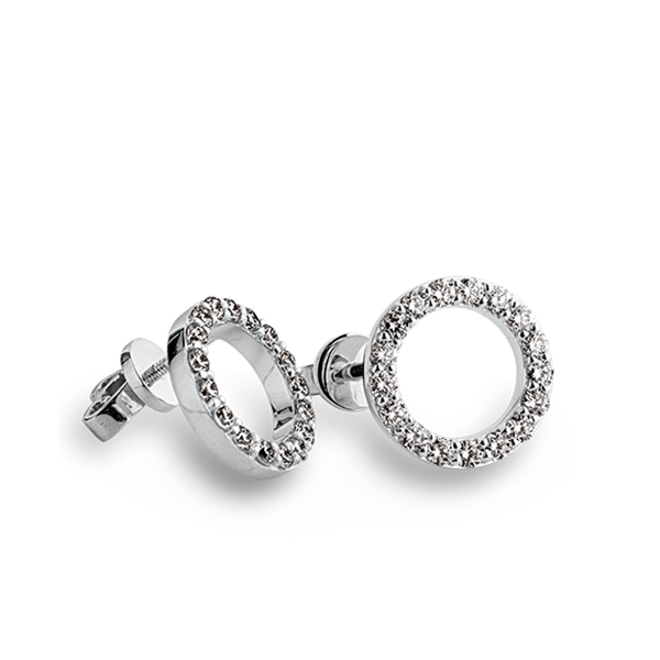 Auskarai su briliantais