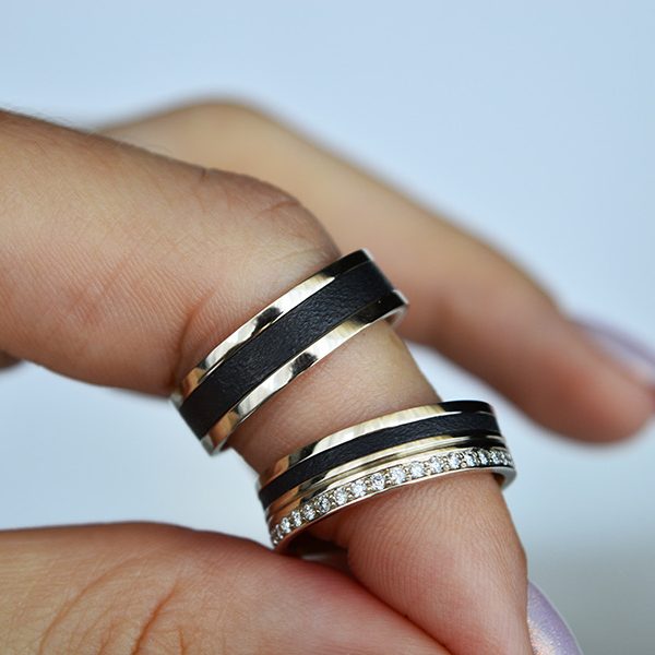 vestuviniai ziedai su titanu