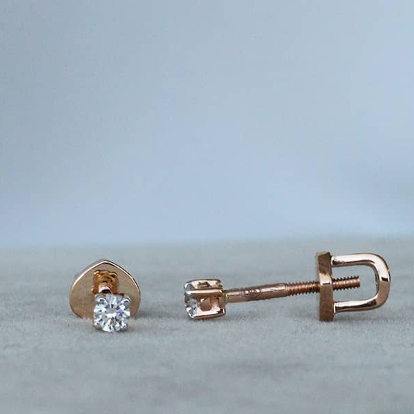 auskarai su deimantais