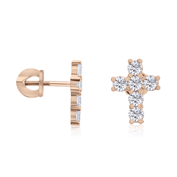 auskarai su deimantais
