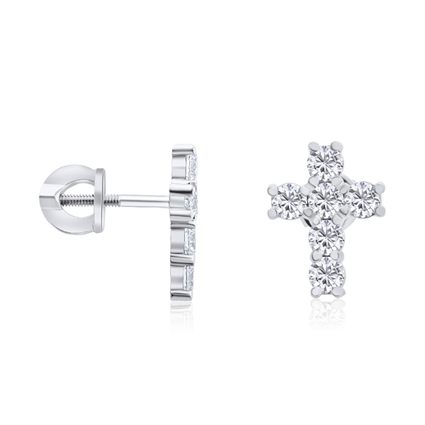 auskarai su deimantais