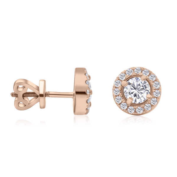 auskarai su deimantais