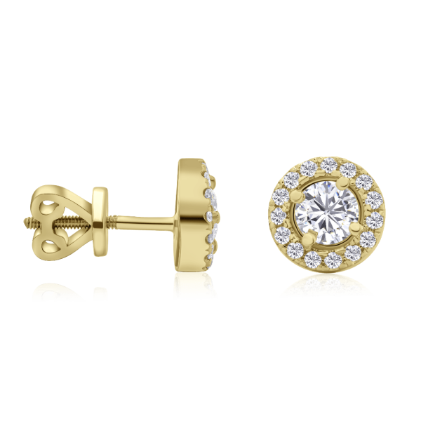 auskarai su deimantais