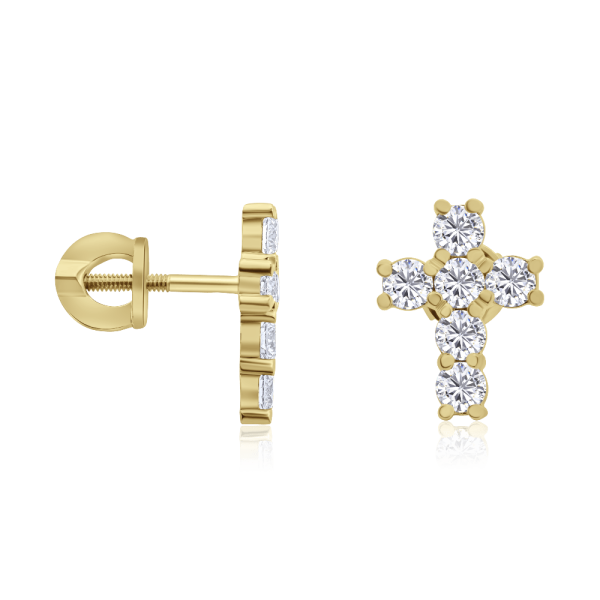 auskarai su deimantais