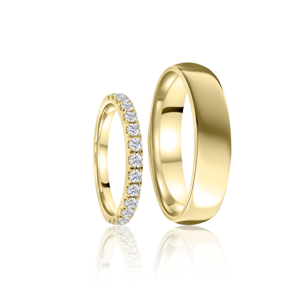 vestuviniai ziedai su deimantais