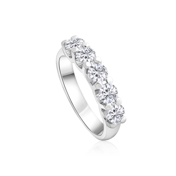 ziedas su deimantais