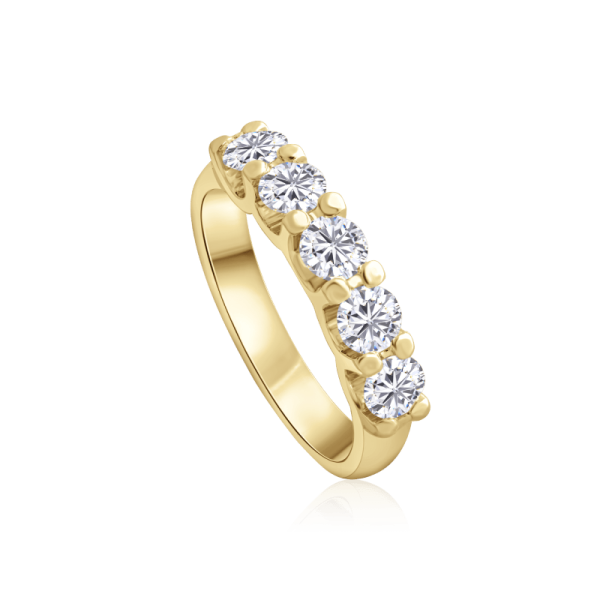 ziedas su deimantais