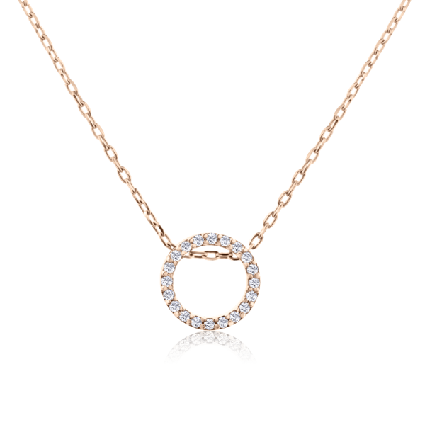 auksinis kolje su deimantais